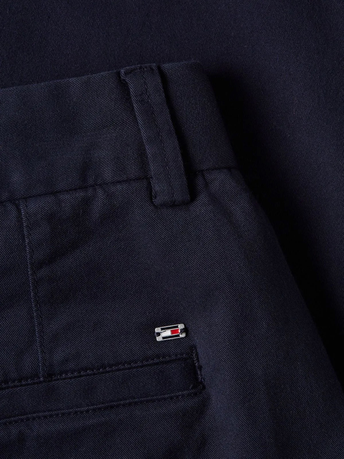 Tommy Hilfiger teget ženske pantalone ravnog kroja sa visokim strukom