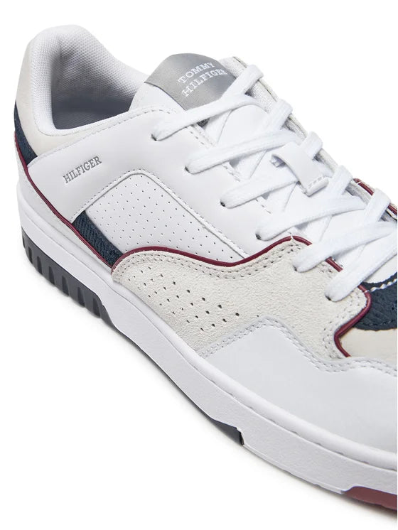 Tommy Hilfiger bijelo-smeđe muške kožne patike