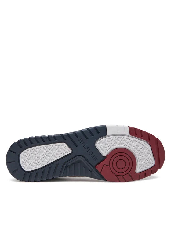 Tommy Hilfiger bijelo-smeđe muške kožne patike