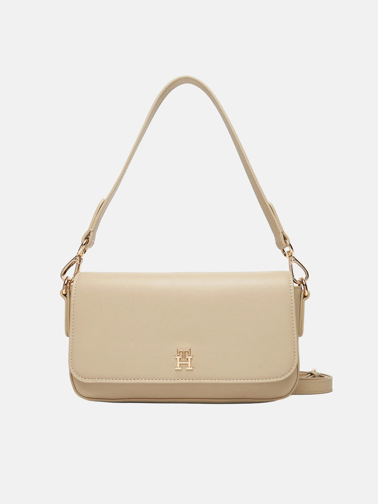 Tommy Hilfiger bež ženska torba sa diskrentim znakom-[SKU]