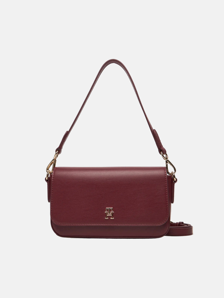 Tommy Hilfiger bordo ženska torba sa diskretnim znakom-[SKU]