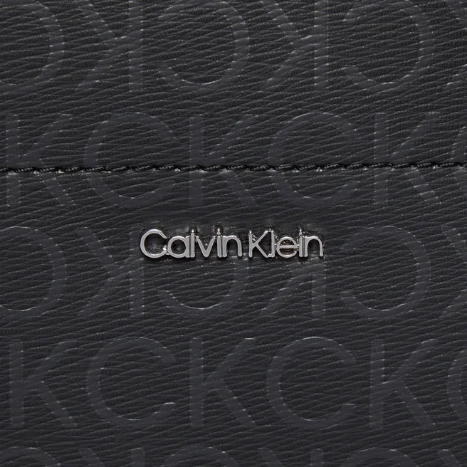 Calvin Klein crna ženska torba sa teksturnim uzorkom-[SKU]