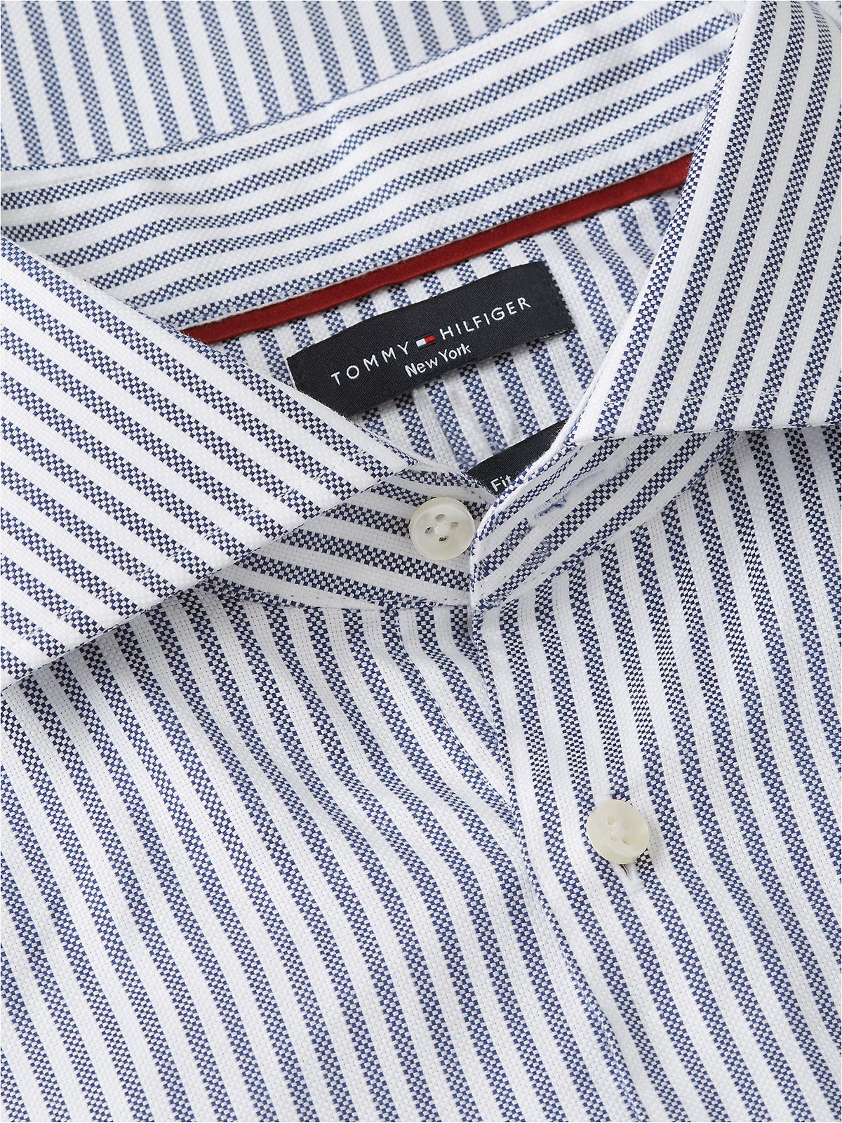 Tommy Hilfiger svijetloplava muška prugasta košulja dugih rukava