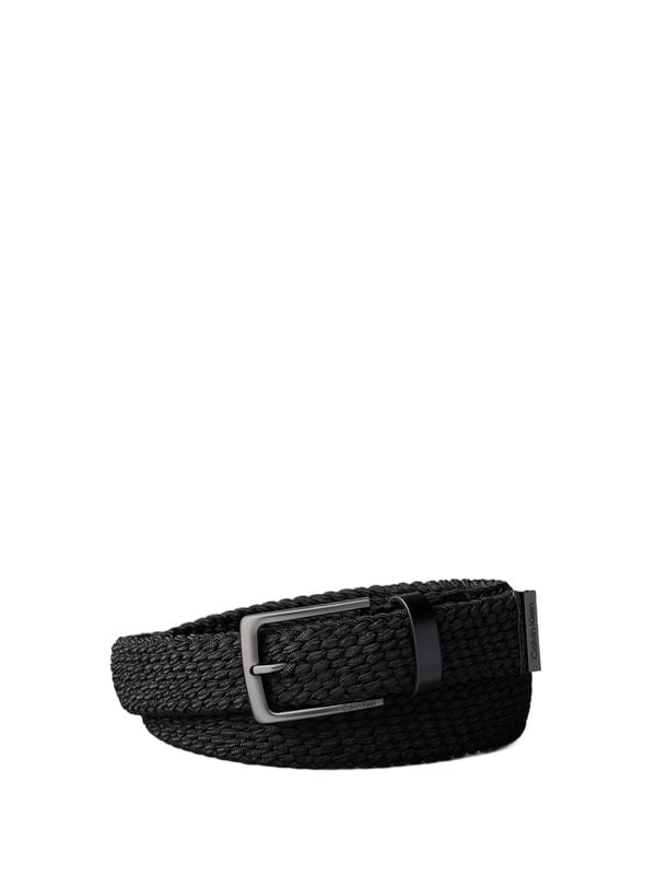 Calvin Klein crni muški pleteni kaiš