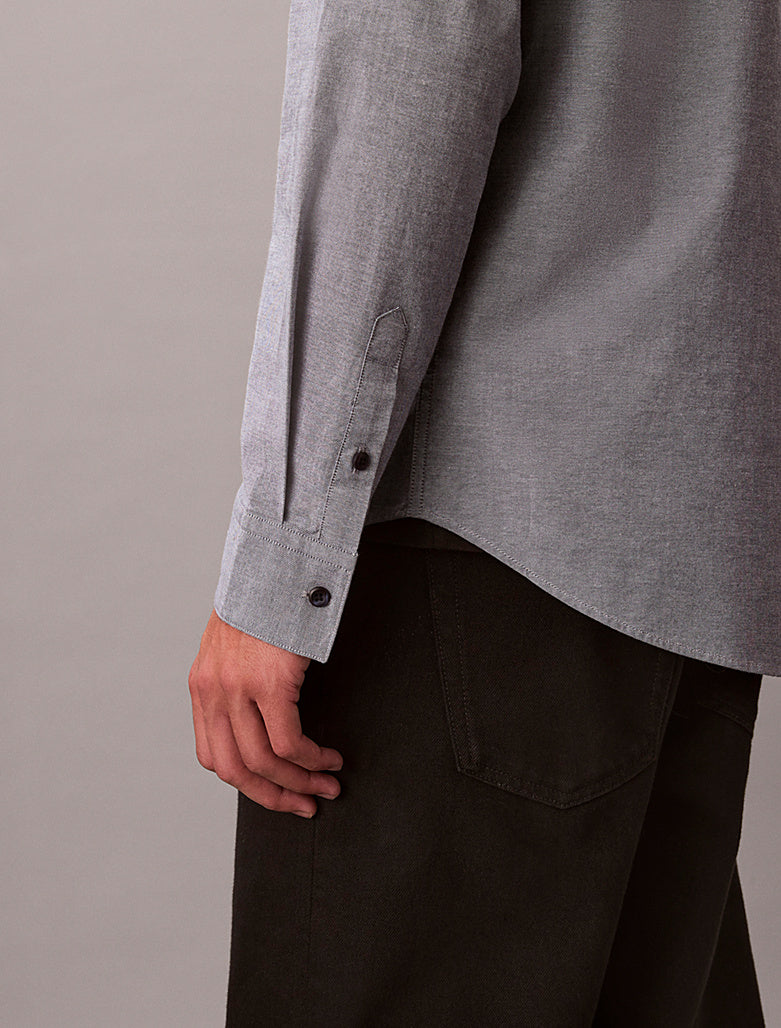 Calvin Klein siva muška oxford košulja