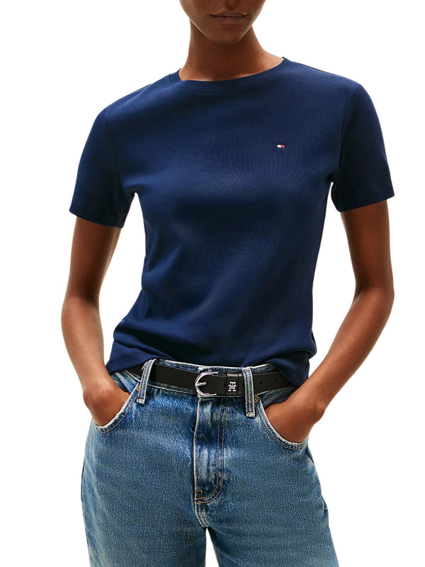 Tommy Hilfiger tamnoplava ženska majica s okruglim izrezom