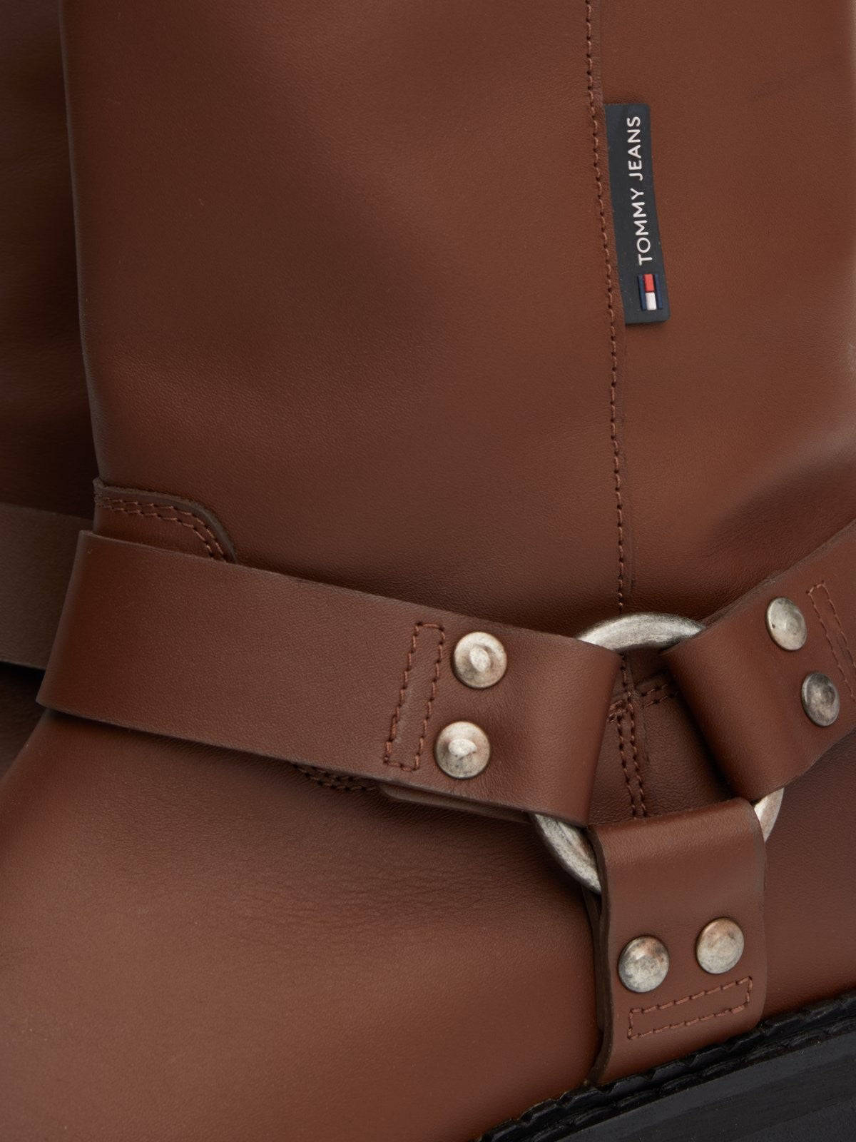 Tommy Hilfiger smeđa ženska kožna čizma