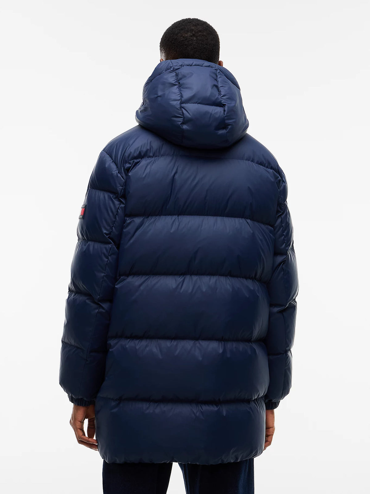 Tommy Hilfiger teget muška duga prošivena jakna