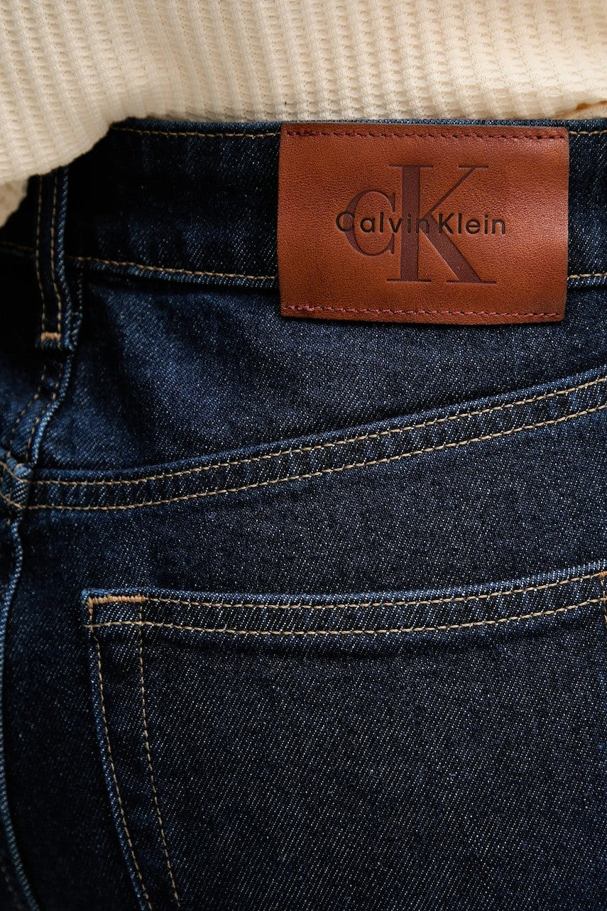 Calvin Klein tamnoplave ženske farmerke visokog struka