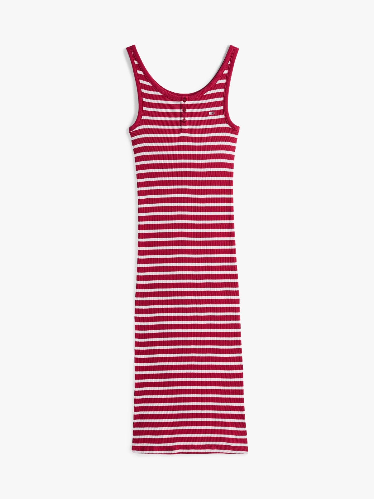 Tommy Hilfiger crvena ženska prugasta haljina
