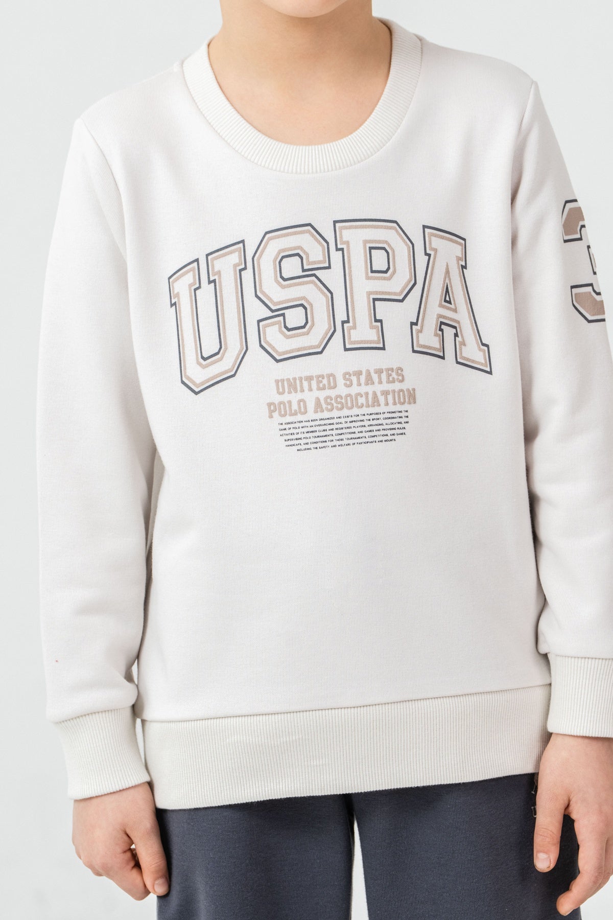 U.S. Polo Assn. sivi komplet dukserica i trenerka za dječake