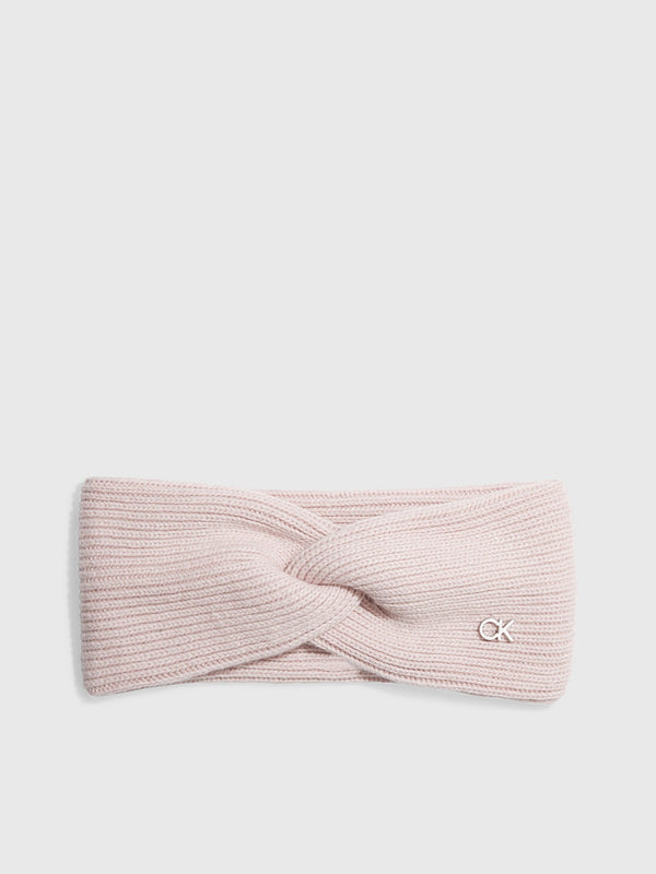 Calvin Klein roza ženska pletena traka za glavu