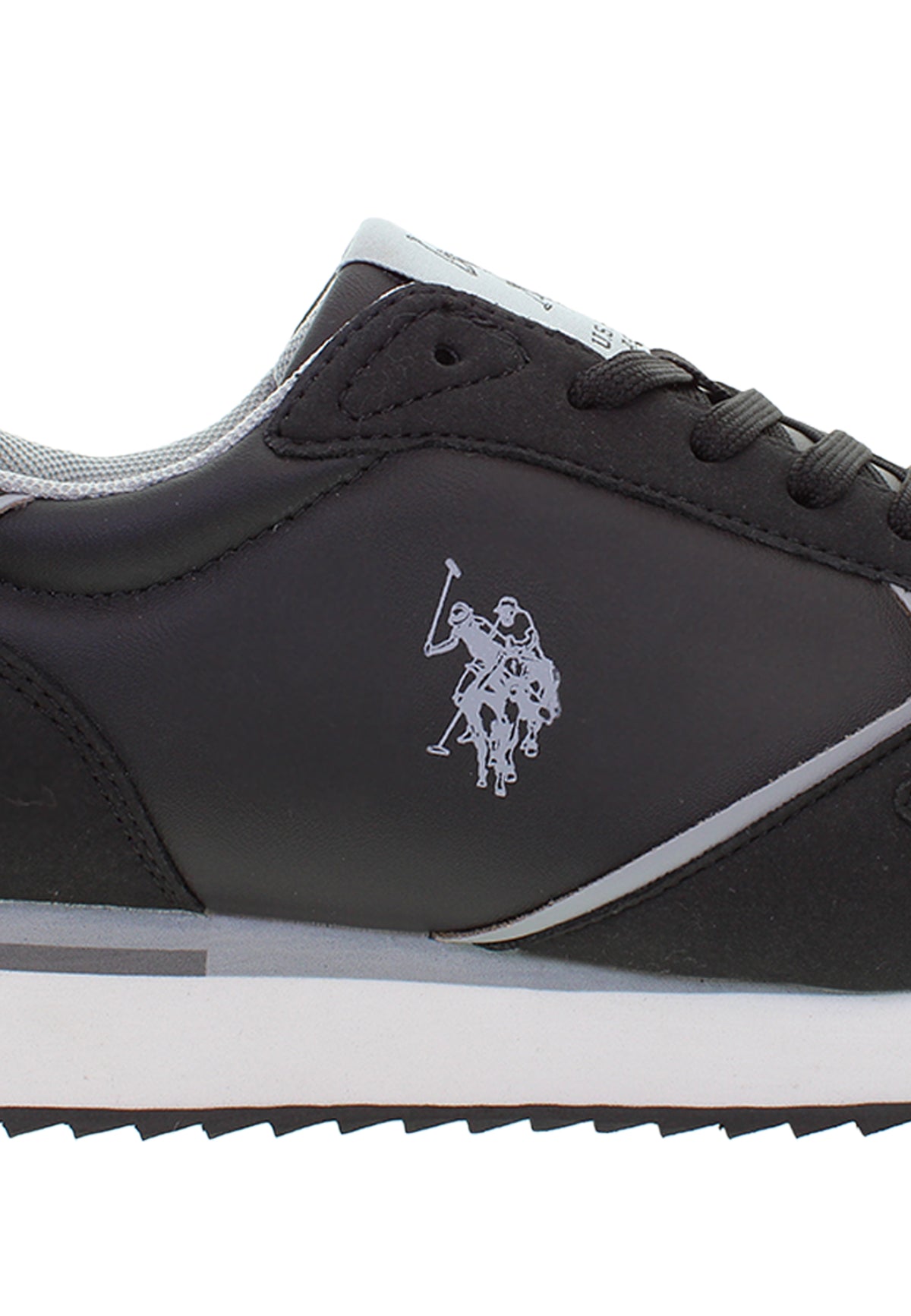 U.S. Polo Assn. crne muške patike s bijelim potplatom