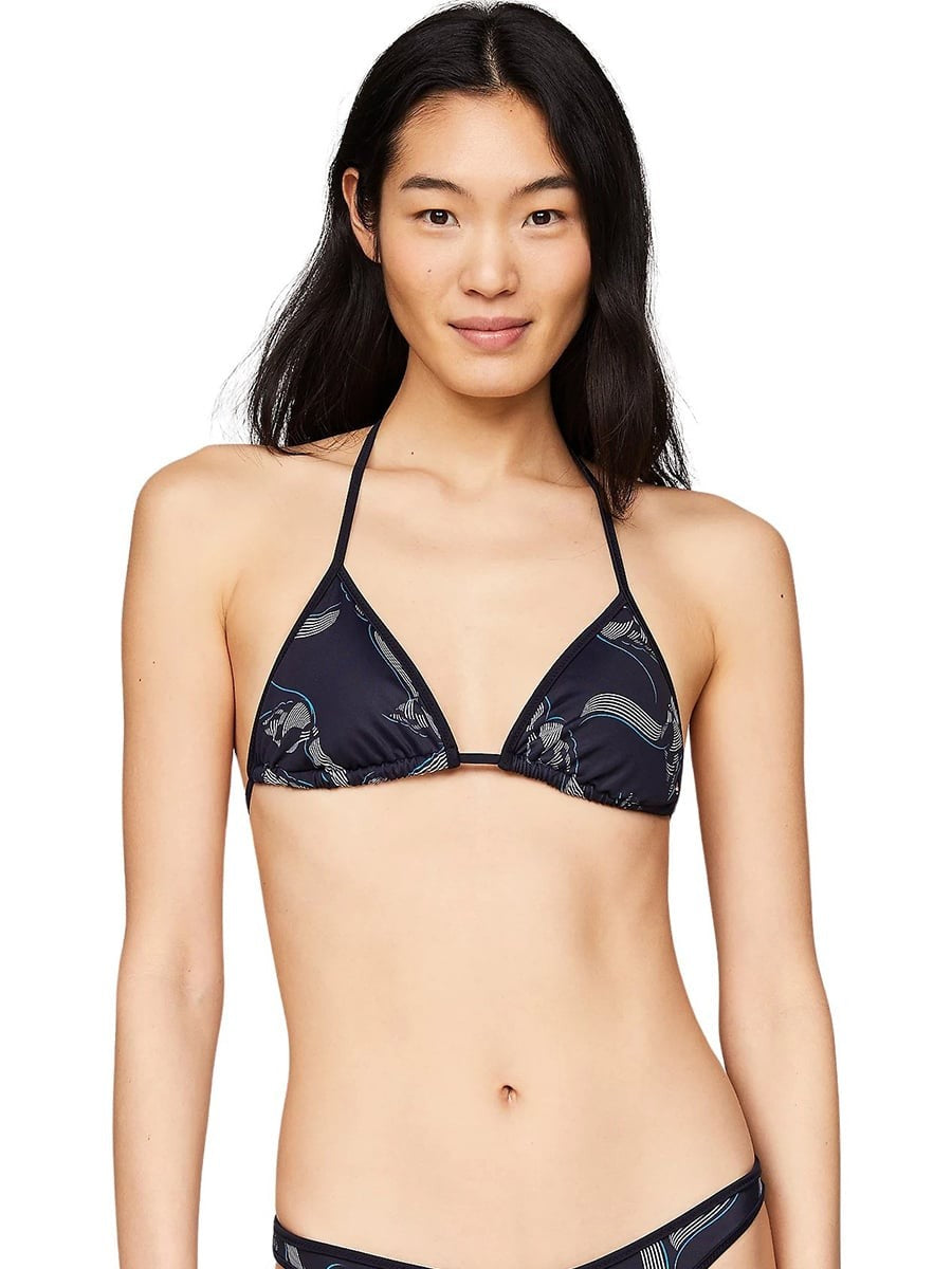 Tommy Hilfiger Tamnoplavi ženski bikini gornji dio