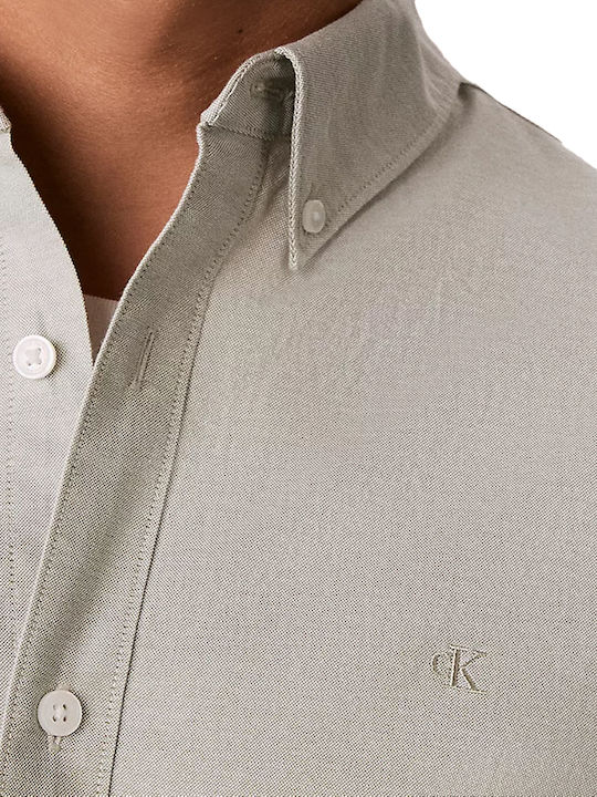 Calvin Klein bež muška oksford košulja