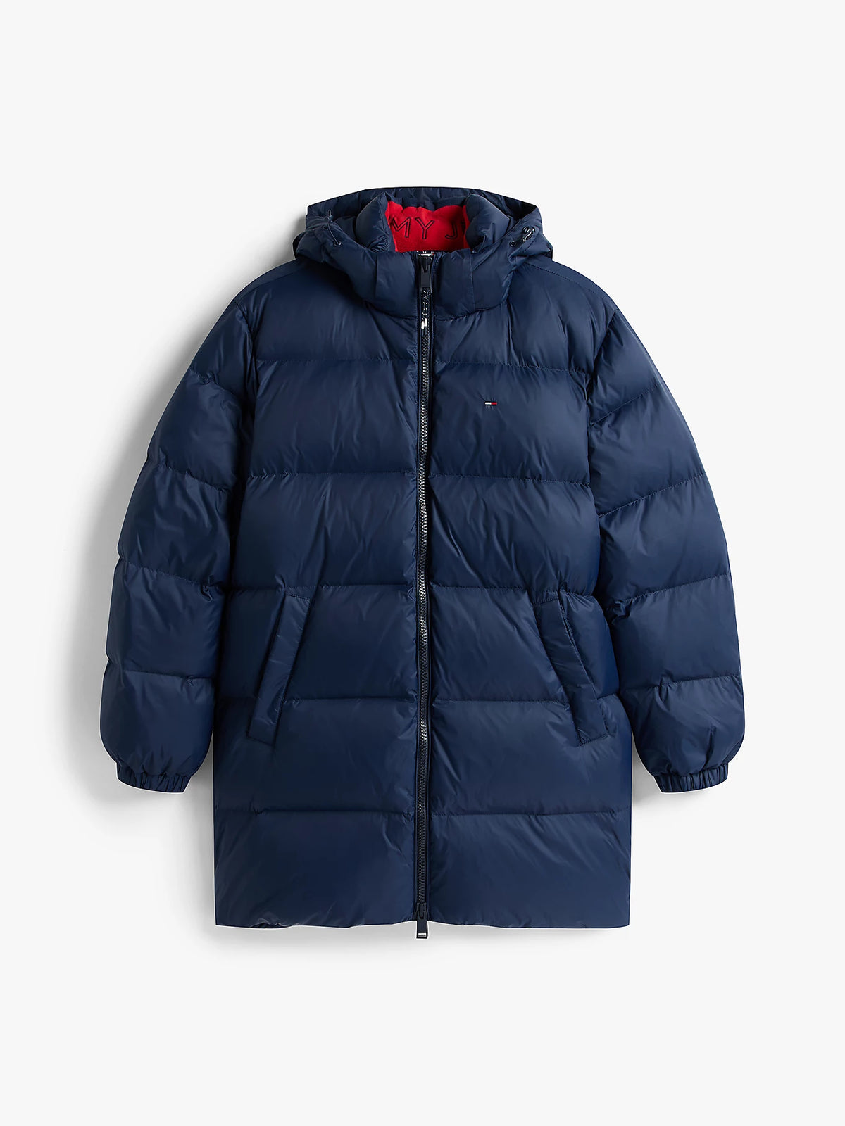 Tommy Hilfiger teget muška duga prošivena jakna