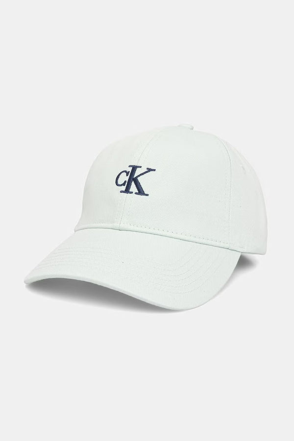 Calvin Klein svijetlozelena ženska kapa s vezenim logom