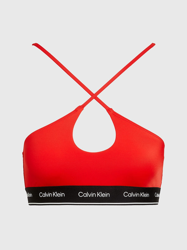 Calvin Klein crveni ženski bikini top