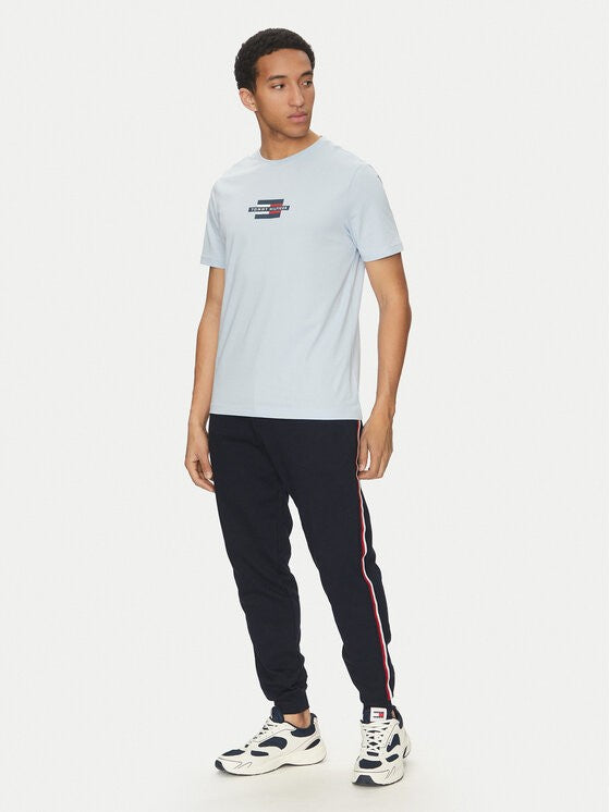 Tommy Hilfiger tamnoplava muška trenerka s bočnom prugom