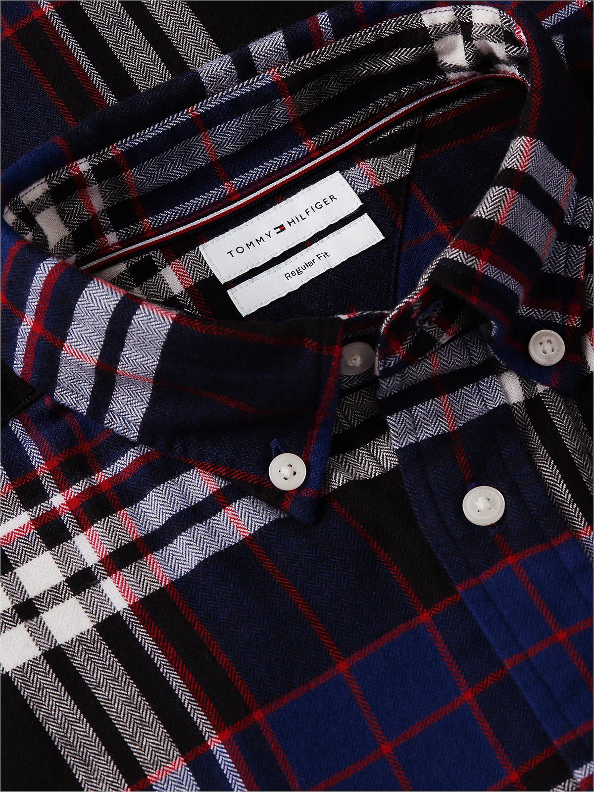 Tommy Hilfiger teget muška karirana košulja