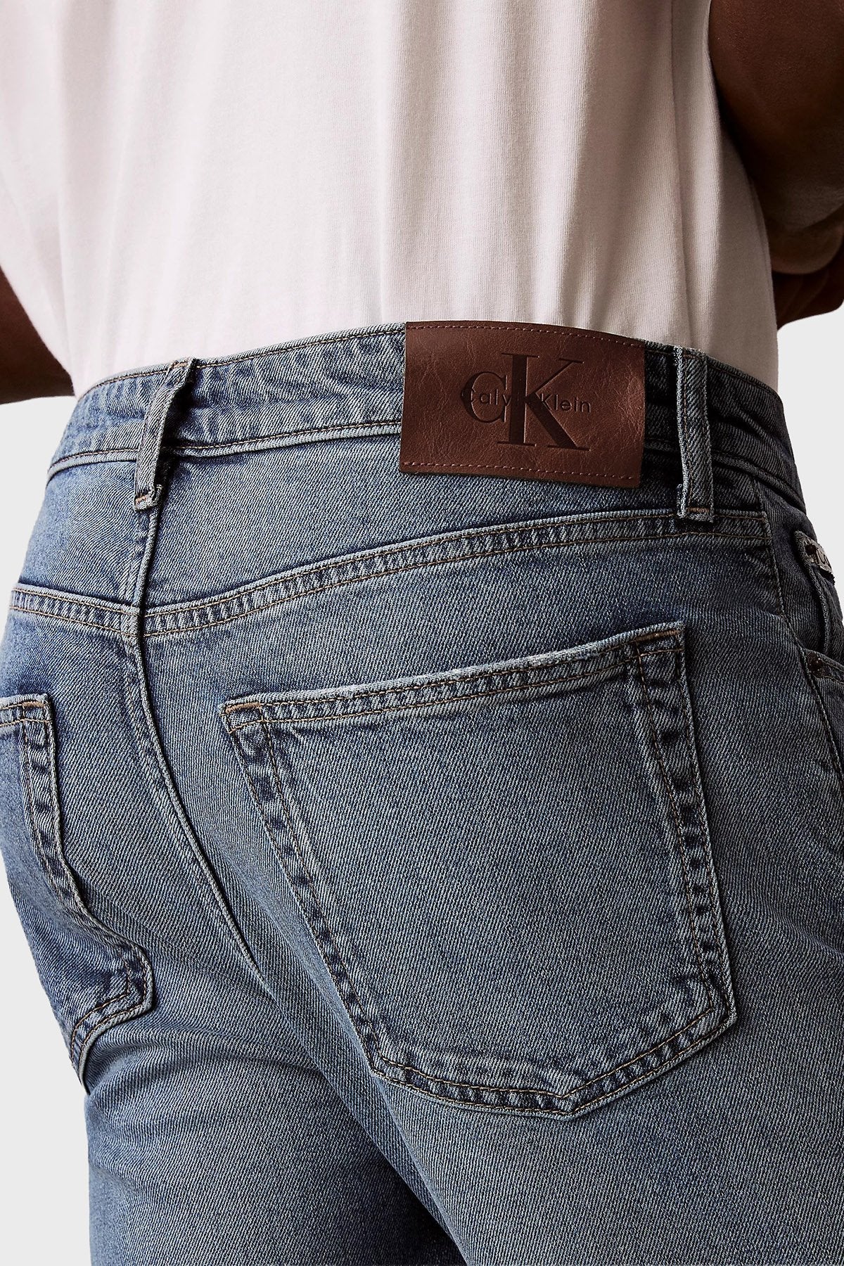 Calvin Klein svijetloplave muške uske farmerke