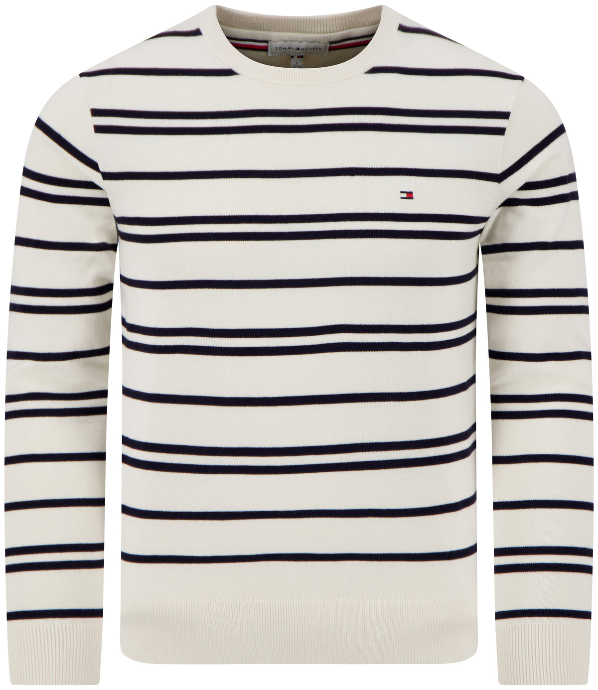 Tommy Hilfiger bijeli muški prugasti džemper
