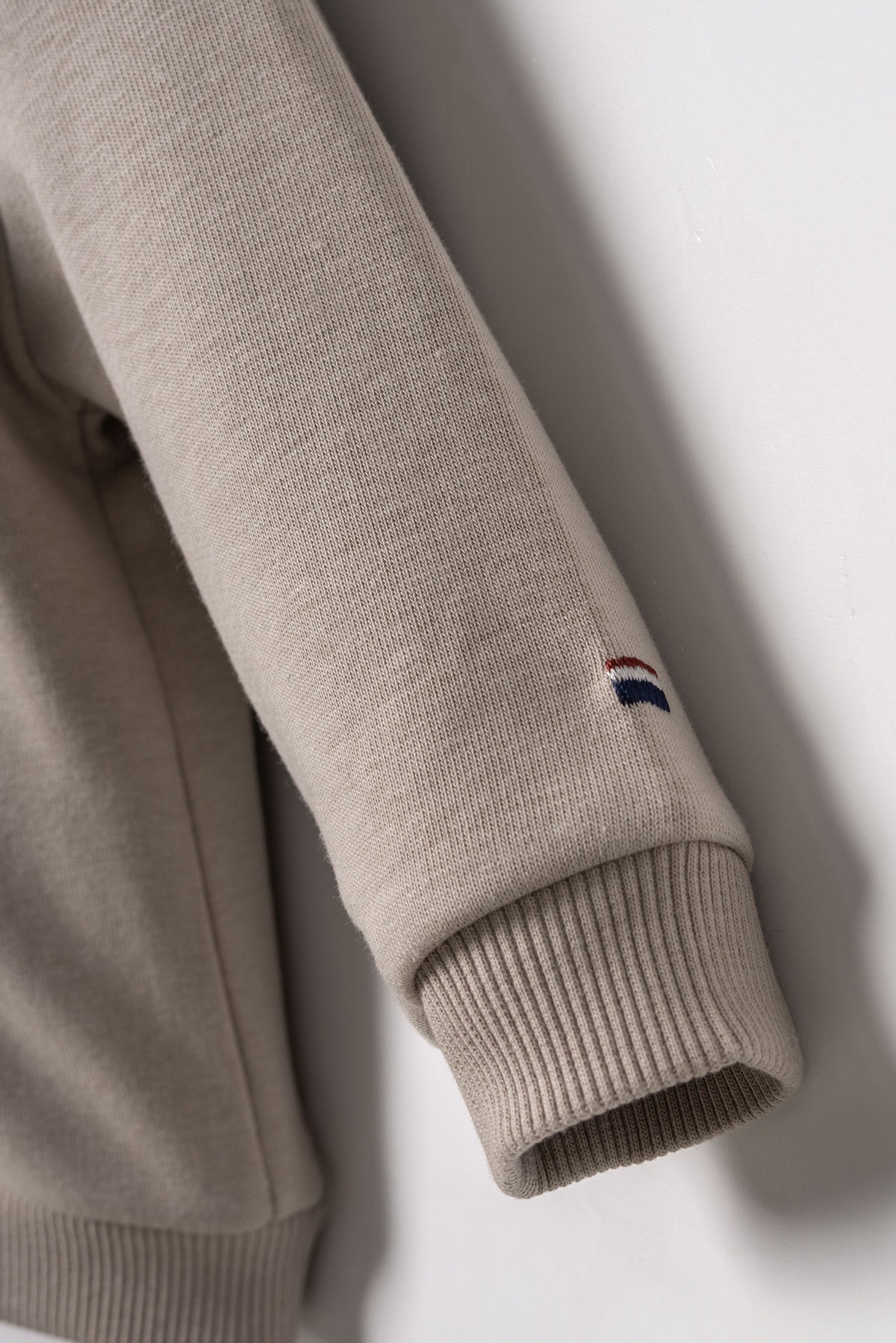 U.S. Polo Assn. bež trodijelni komplet s kapuljačom za bebe
