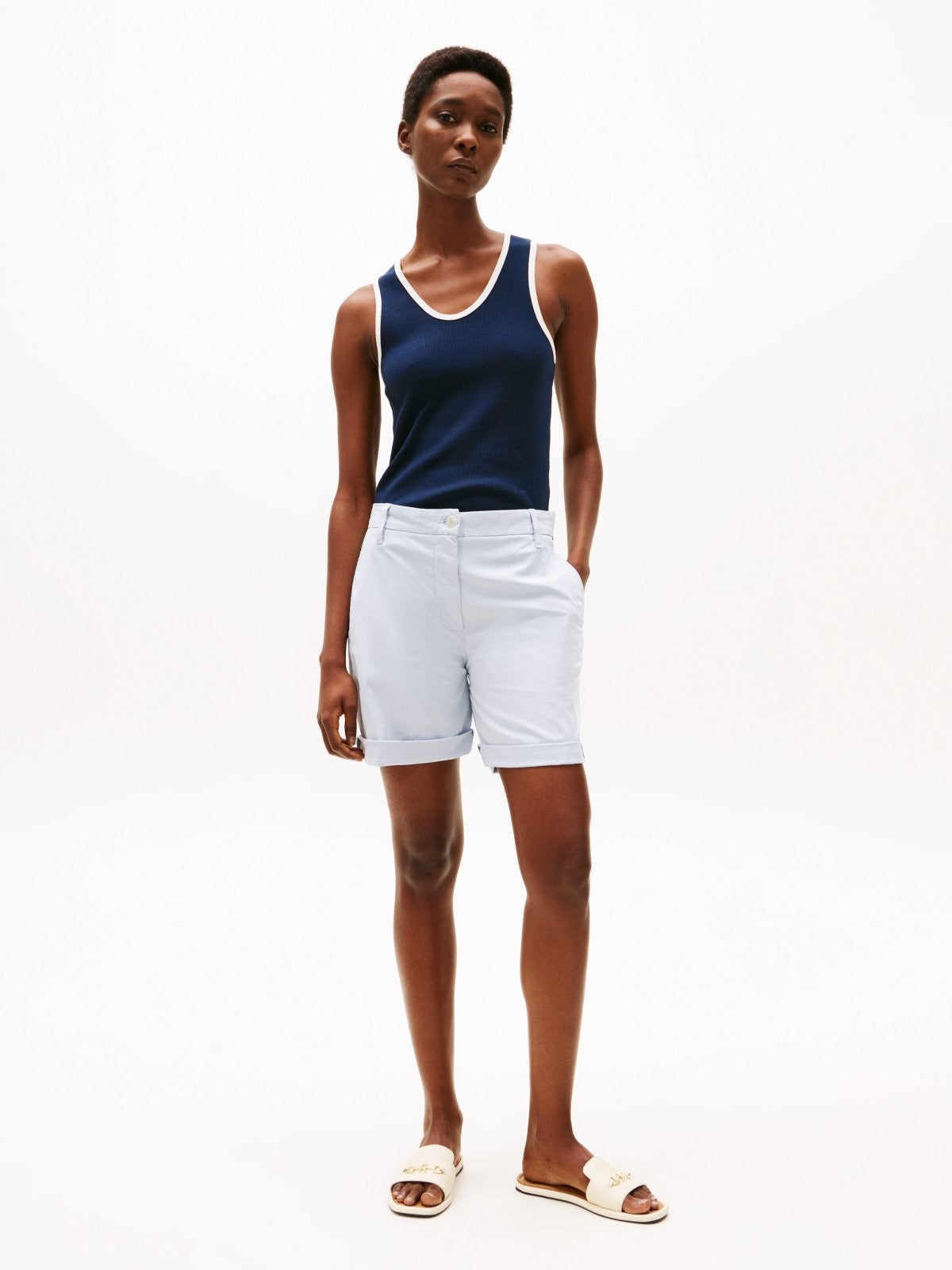 Tommy Hilfiger svijetloplavi ženski chino šorc