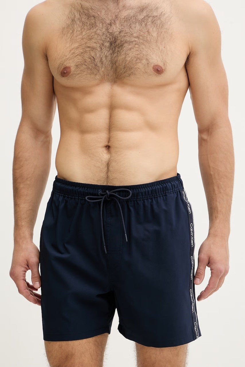 Calvin Klein tamnoplavi muški kupaći šorc s logotipom