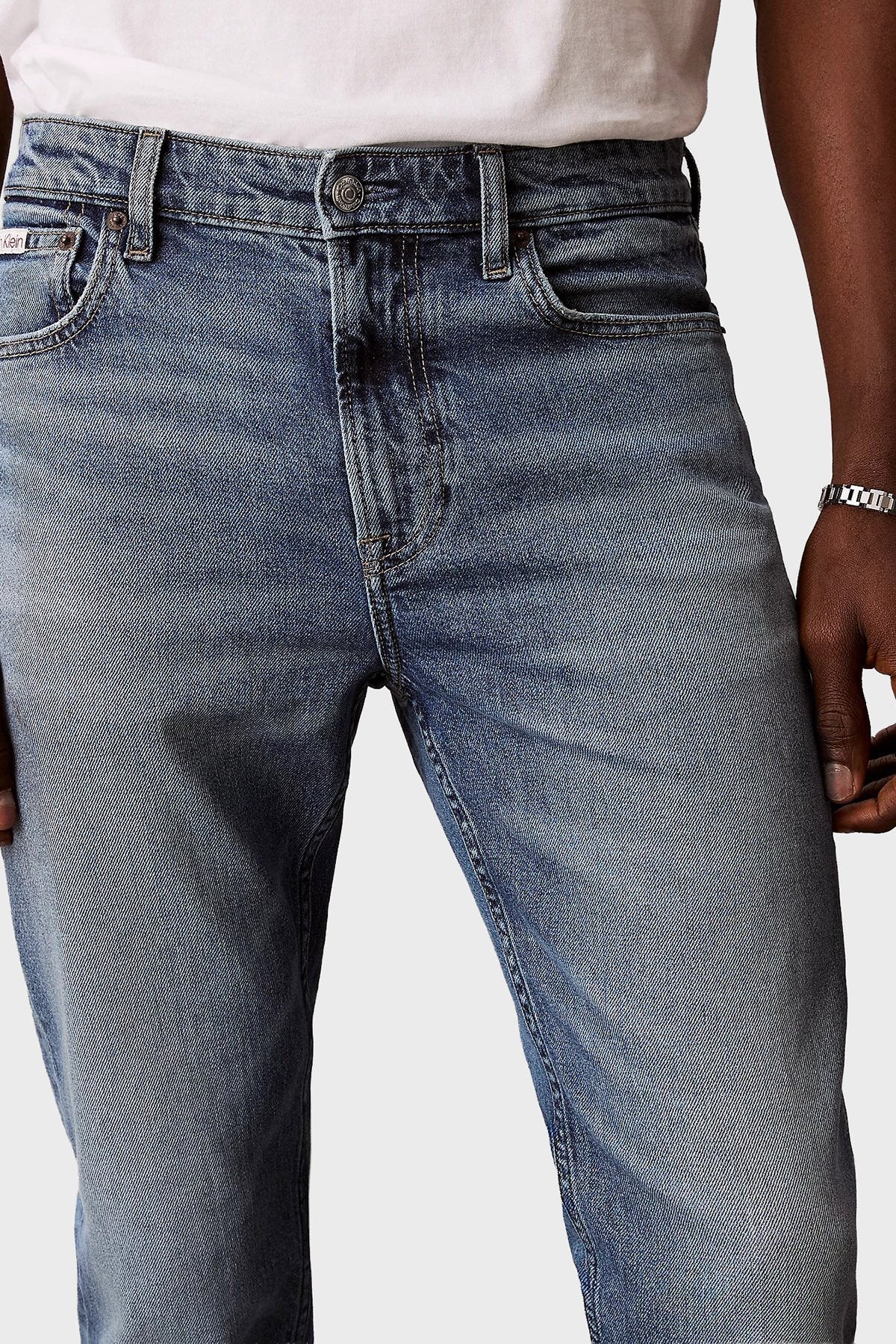 Calvin Klein svijetloplave muške uske farmerke