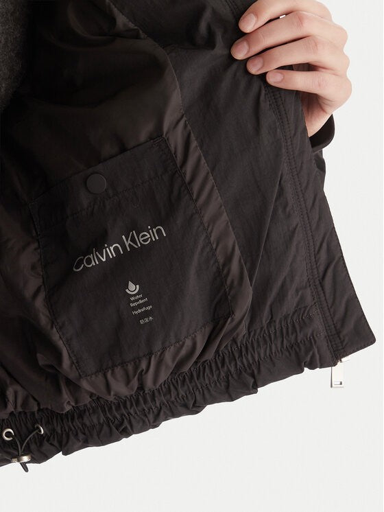 Calvin Klein crna ženska prošivena jakna