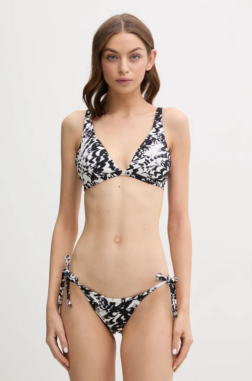 Calvin Klein crno-bijeli ženski bikini top