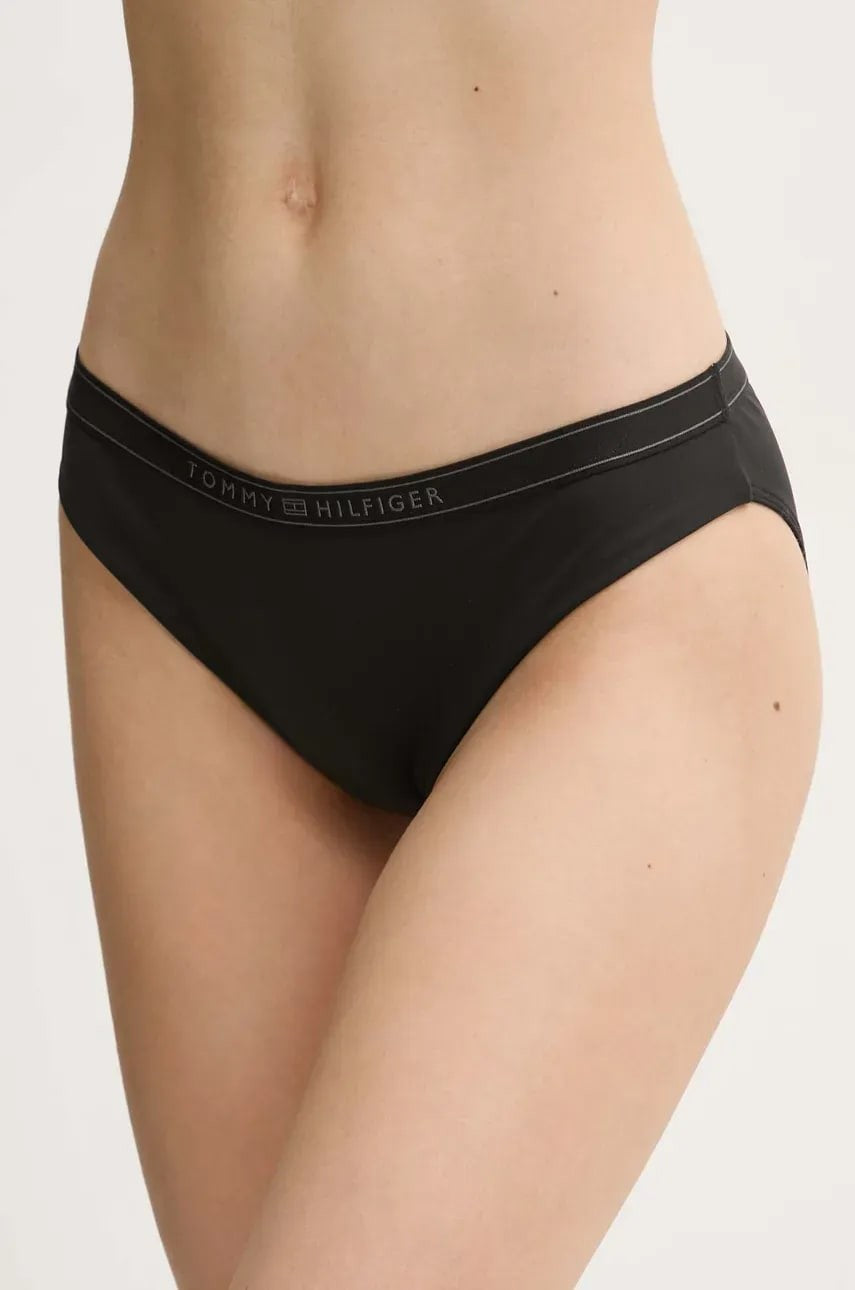Tommy Hilfiger crni ženski trokutasti bikini gornji dio