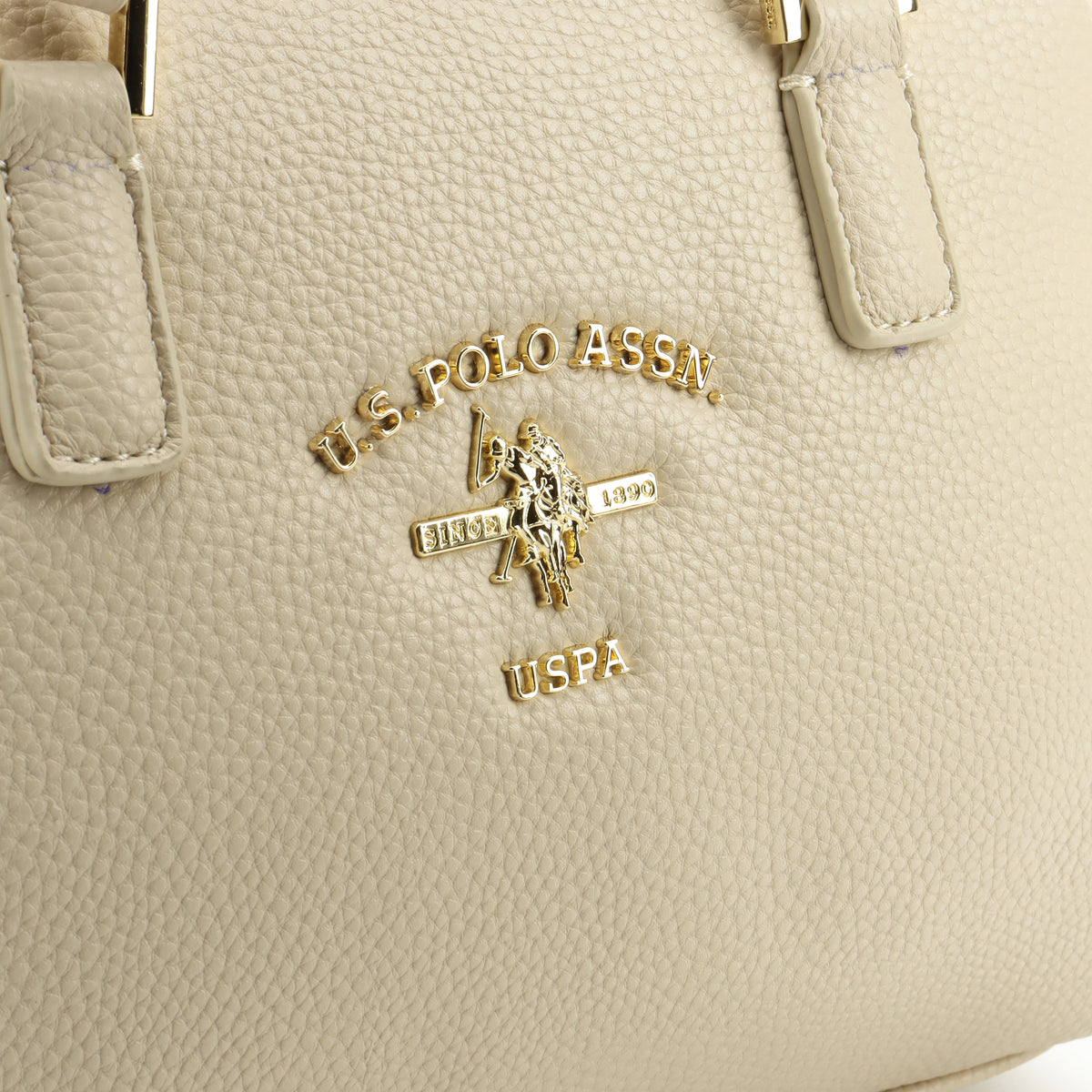 U.S. Polo Assn. bež ženska torba od zrnaste kože