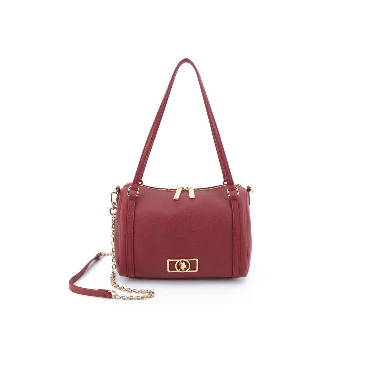U.S. Polo Assn. bordo ženska torba sa zlatnim lancem