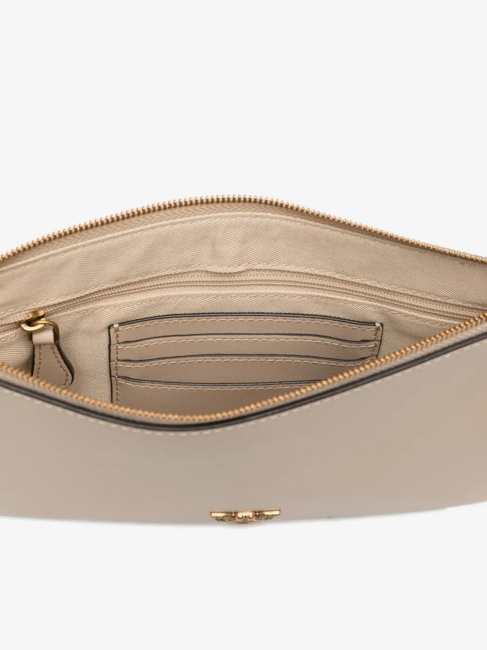 Pinko bež ženska crossbody torba sa zlatnim lancem