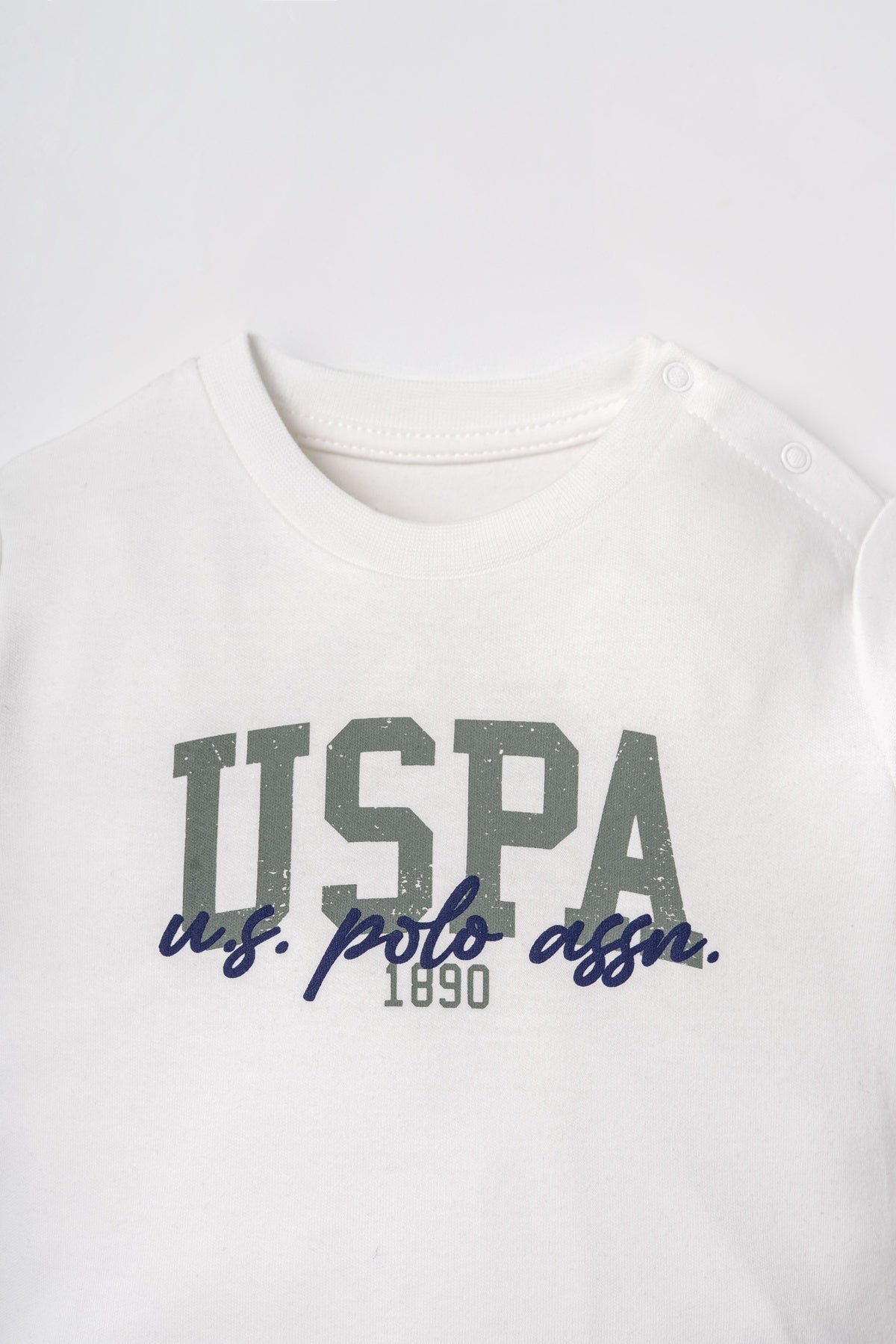 U.S. Polo Assn. teget trodijelni komplet s kapuljačom za bebe