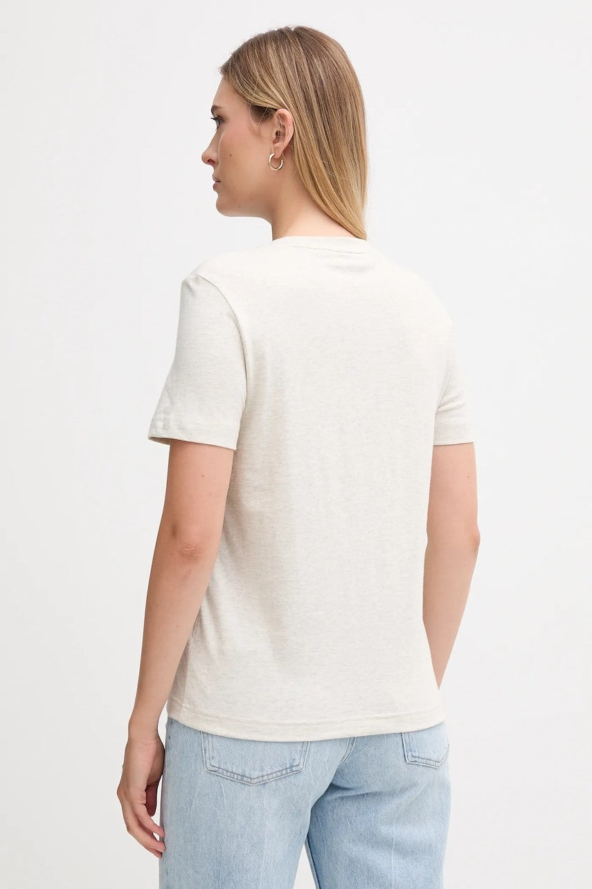 Calvin Klein bež ženska majica kratkih rukava