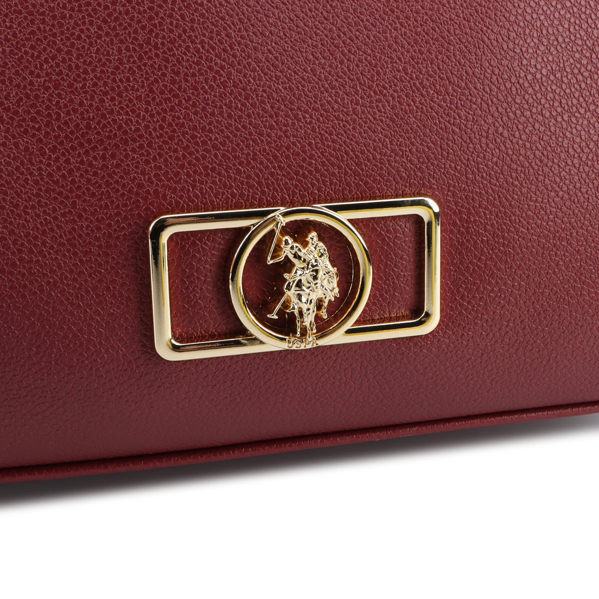 U.S. Polo Assn. bordo ženska torba sa zlatnim lancem