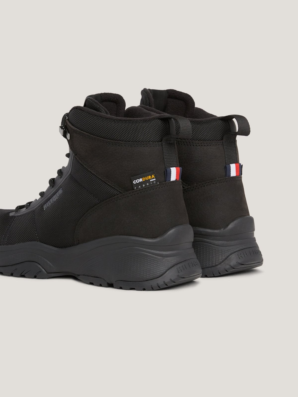 Tommy Hilfiger crne muške duboke patike s vezicama