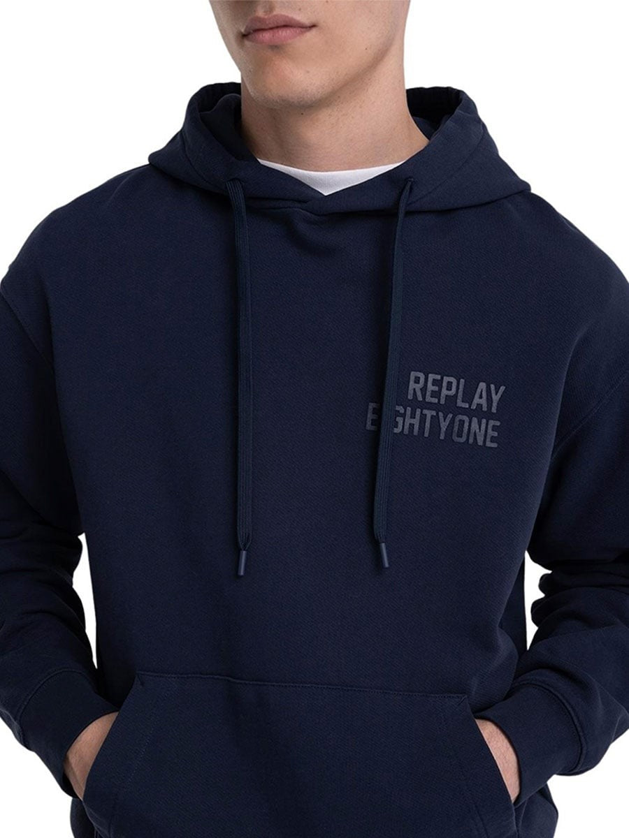 Replay teget muška dukserica s kapuljačom