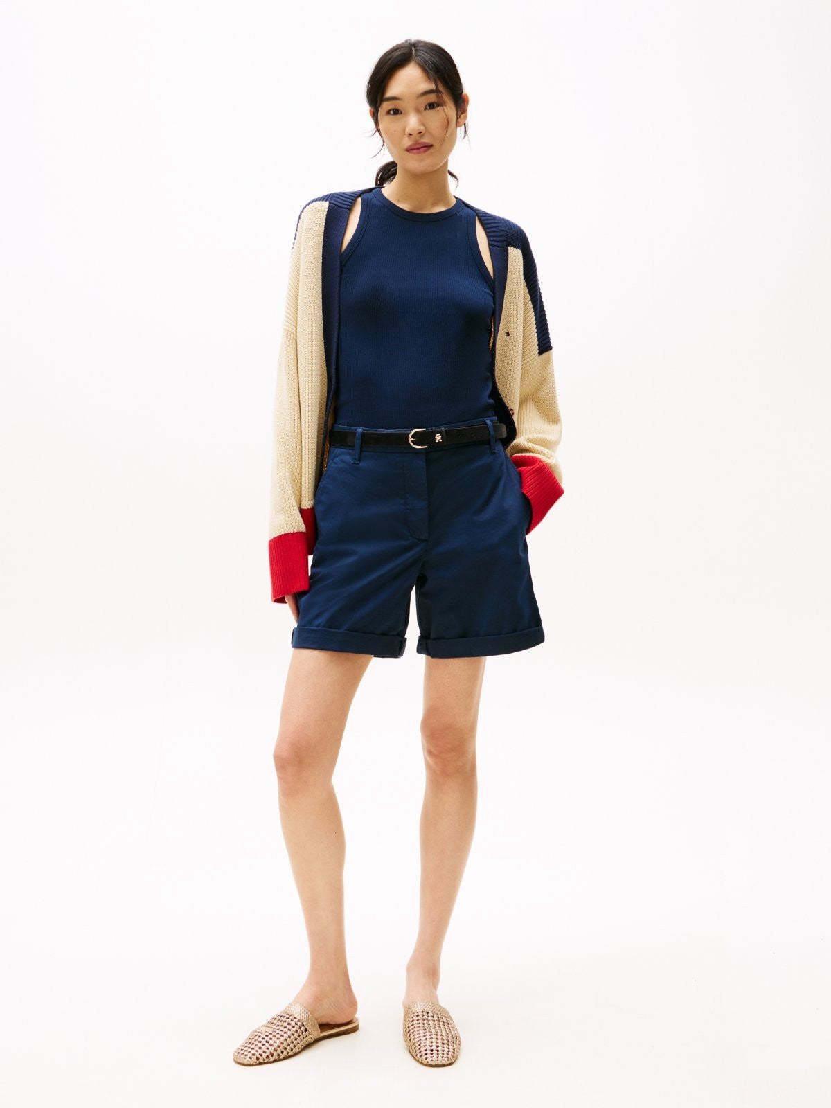 Tommy Hilfiger Tamnoplavi ženski šorc